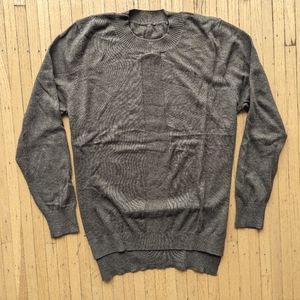 Light-Brown Crew-Neck Sweater